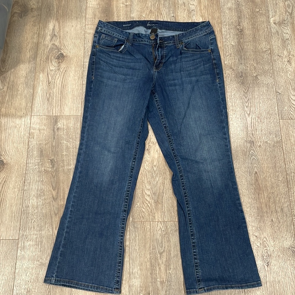 Lane Bryant denim bootcut jeans 18